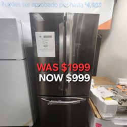 22 Cu. Ft. French Door Refrigerator With ICE Maker 
