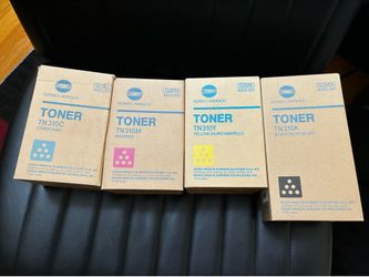 CMYK TN310 Konica Minolta toner cartridges