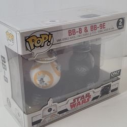 Funko POP! Star Wars  - 2 Pack - BB-8 & BB-9E. Best Buy (Exclusive)