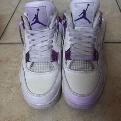 Jordan Metallic Purple 4s | Size 9