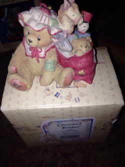 Cute cherished teddies 6$