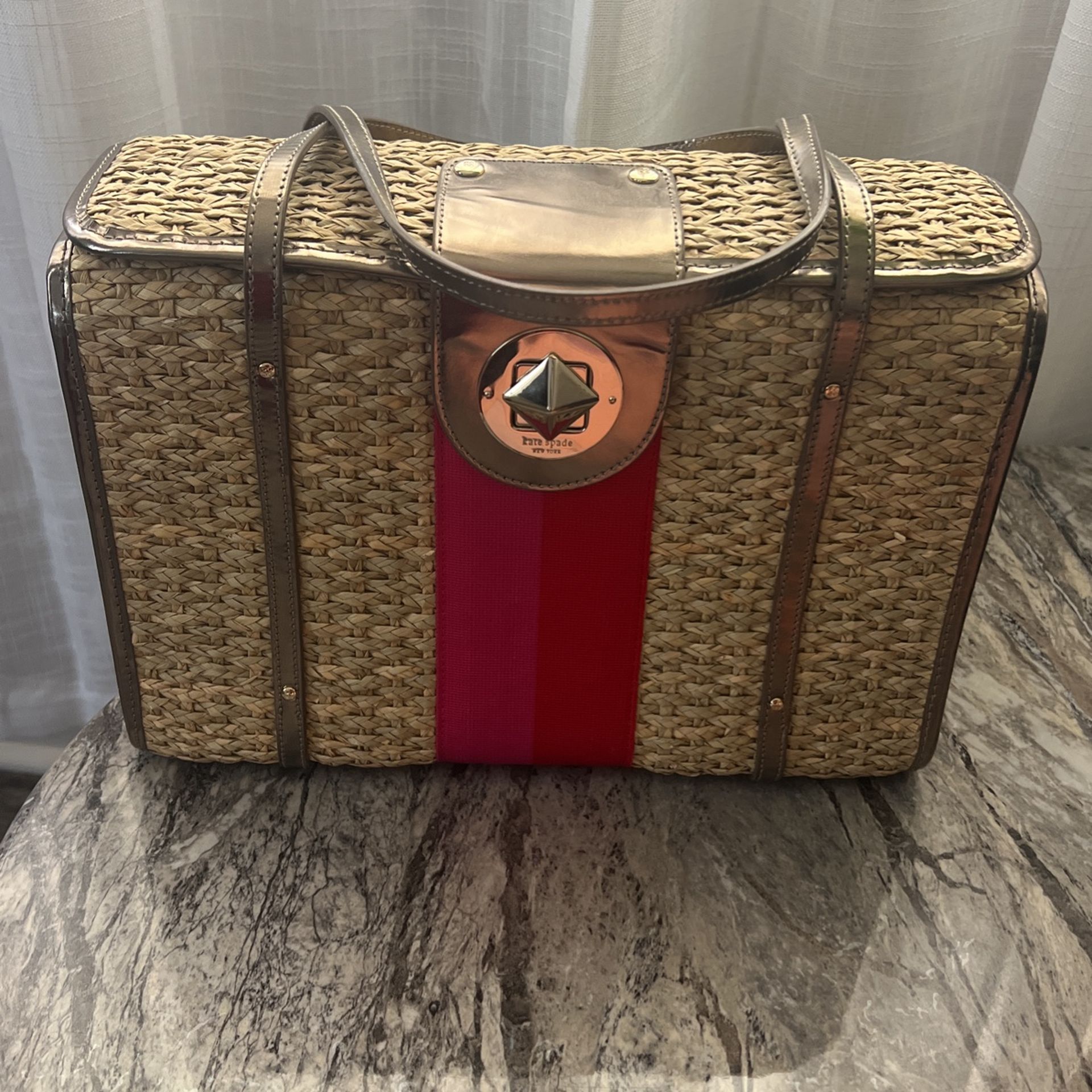 Kate Spade Wicker Bag