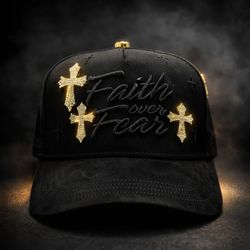 FAITH BLK/GLD HAT