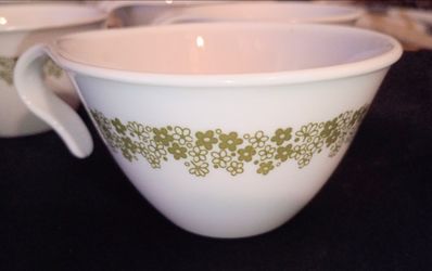 8-Vintage Corelle Tea Cups or Gravy Cups