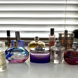 (pending Pick Up)All For $10 Burberry Gucci Ferragammo Perfume (as Is)