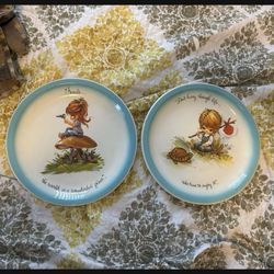 Vintage  American Greeting Co. Gigi Collector’s Edition ; Set Of 2 China Plates