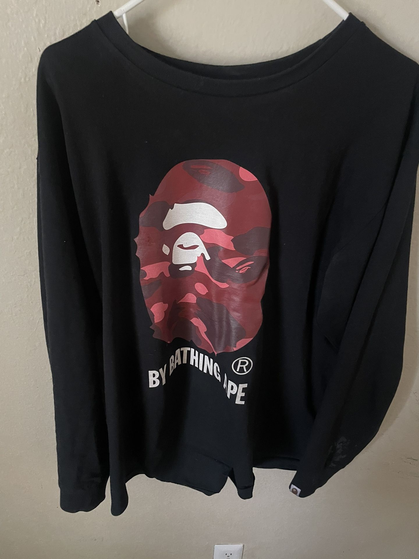 Authentic Long Sleeve Bape Shirt