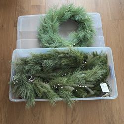 Artificial Wreath & garlands