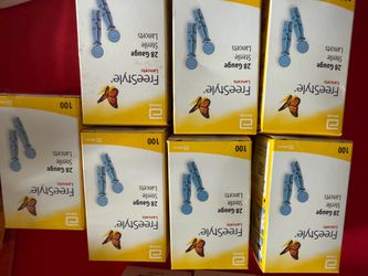 7 freestyle sterile lancets 28 gauge