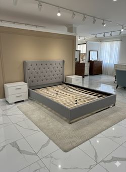 King Bed Grey