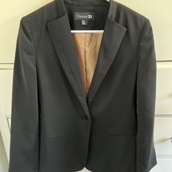Forever 21 Loose Black Blazer Women’s Medium