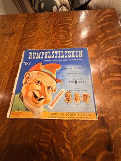 Sylvern & Rice – Rumplestiltskin A Musical Fantasy 2x 10" 78 W/ Book