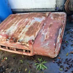 1959-60 FORD TRUCK HOOD N FENDER!!! 325$ FOR BOTH