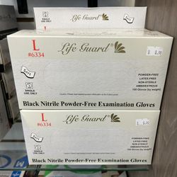 Large Nitrile Gloves. 100 Per Box