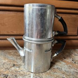 Vintage It’s Torino Italy Flipover Espresso Maker 1950s