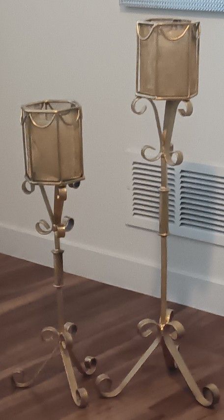 Gold Candle Holders