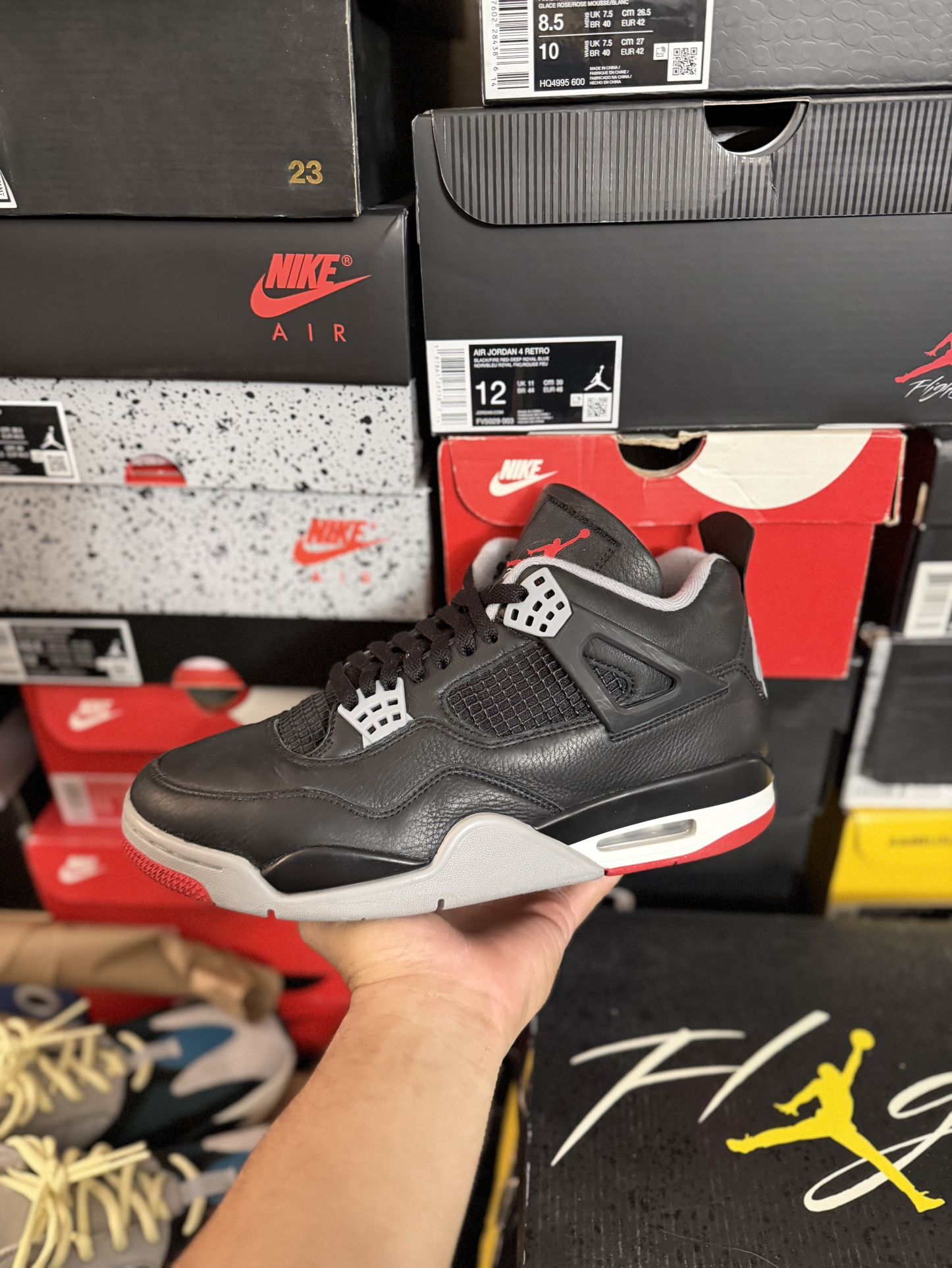 Jordan Bred 4 Reimagined size 9.5 USED