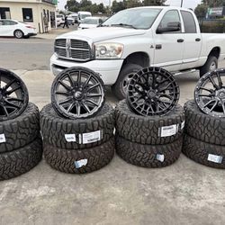 20” FUEL WHEELS AND TIRES ON SALE-WE FINANCE 