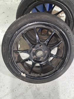 18x9 5x112 DTM Rims & Tires