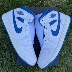 Jordan 1 Mid Industrial Blue Size 12 New