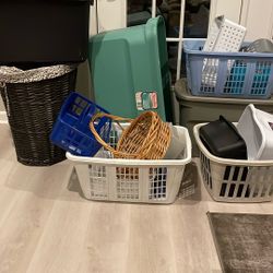 Assorted Containers and Baskets 
