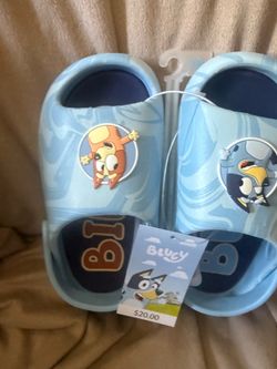 Bluey Kids Slide Sandals size 12