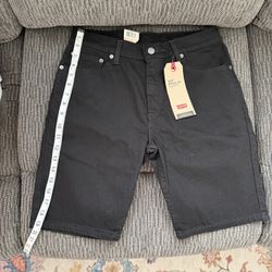 Levi's 505 Men's Shorts, Regular Fit, Black