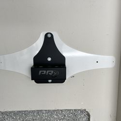 PRx Performance Wall Mounted Spotter Arm Storage with White Backing Plate