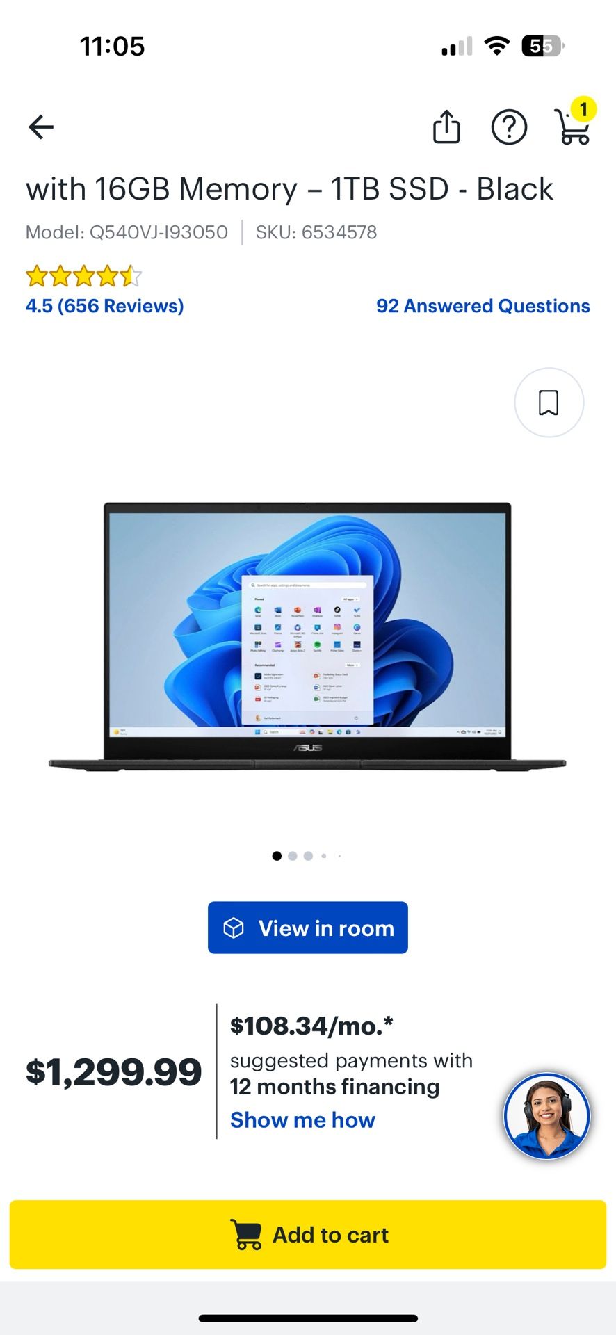 ASUS - 15.6" OLED Laptop