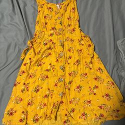 Yellow Flower Dress