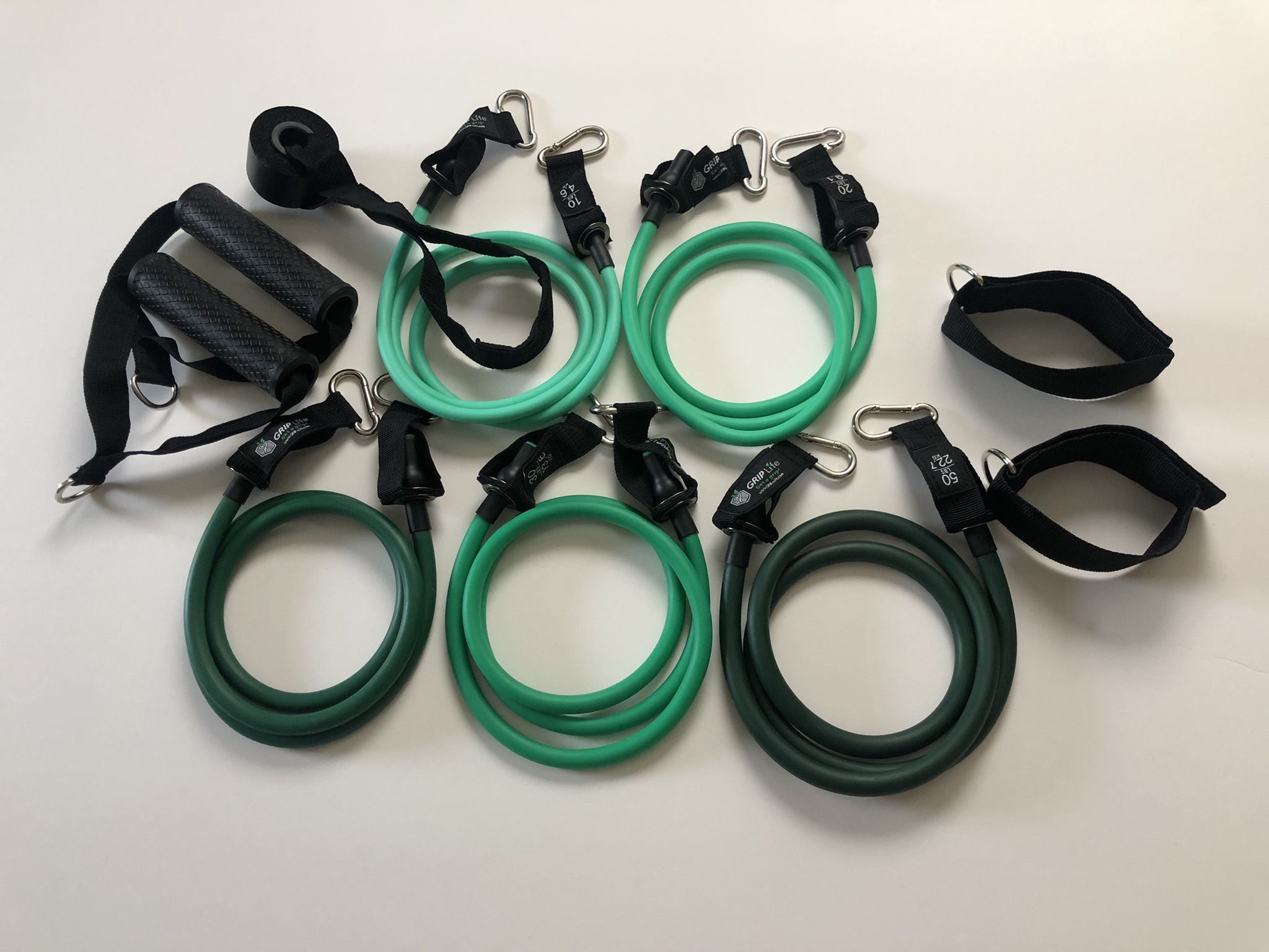 NEW Home Cables Resistance Bands Set (stackable 150lbs & hypoallergenic)