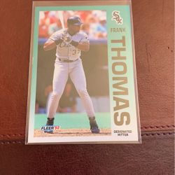Frank Thomas Baseball Card. S