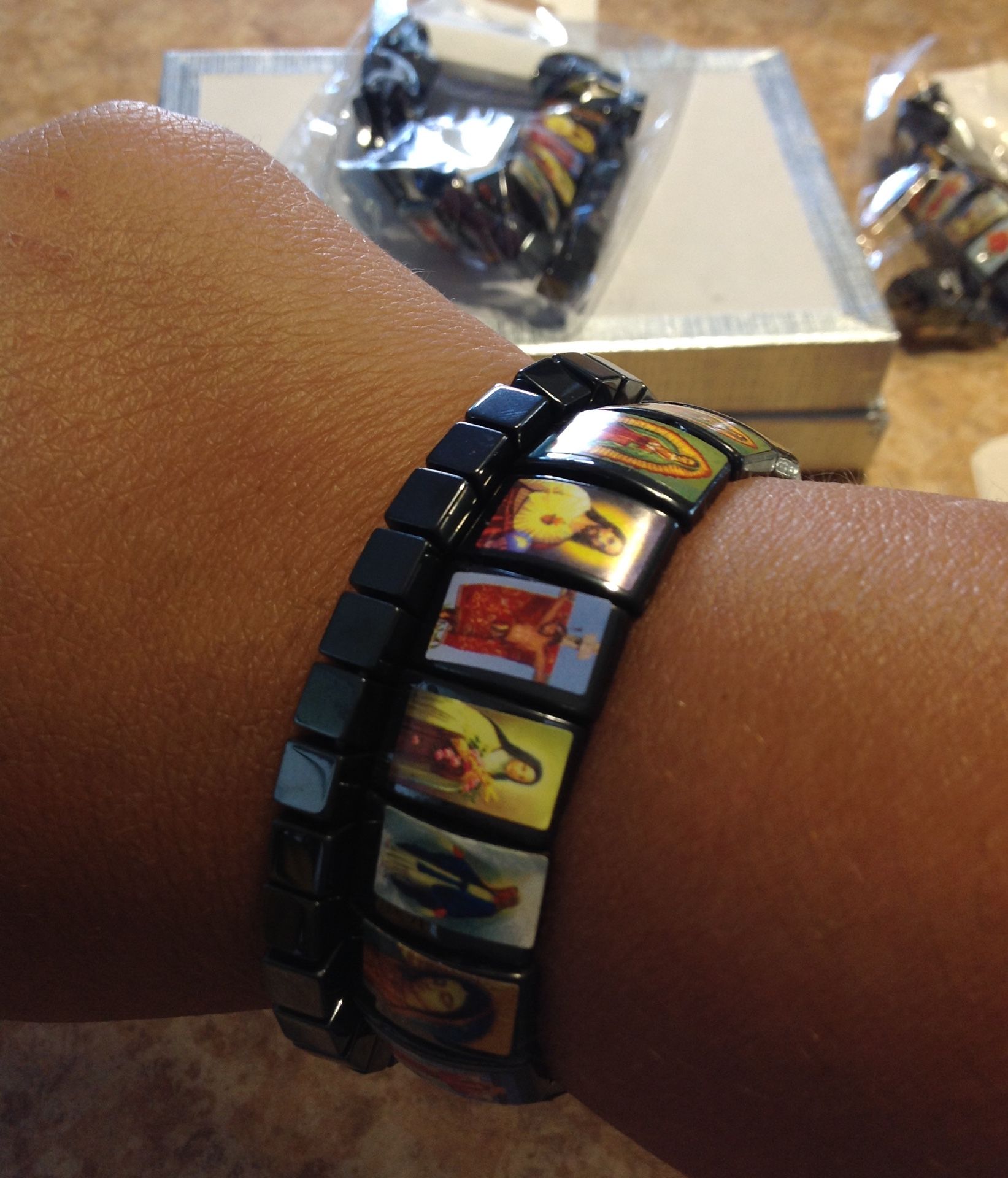 Hematite stretch bracelets