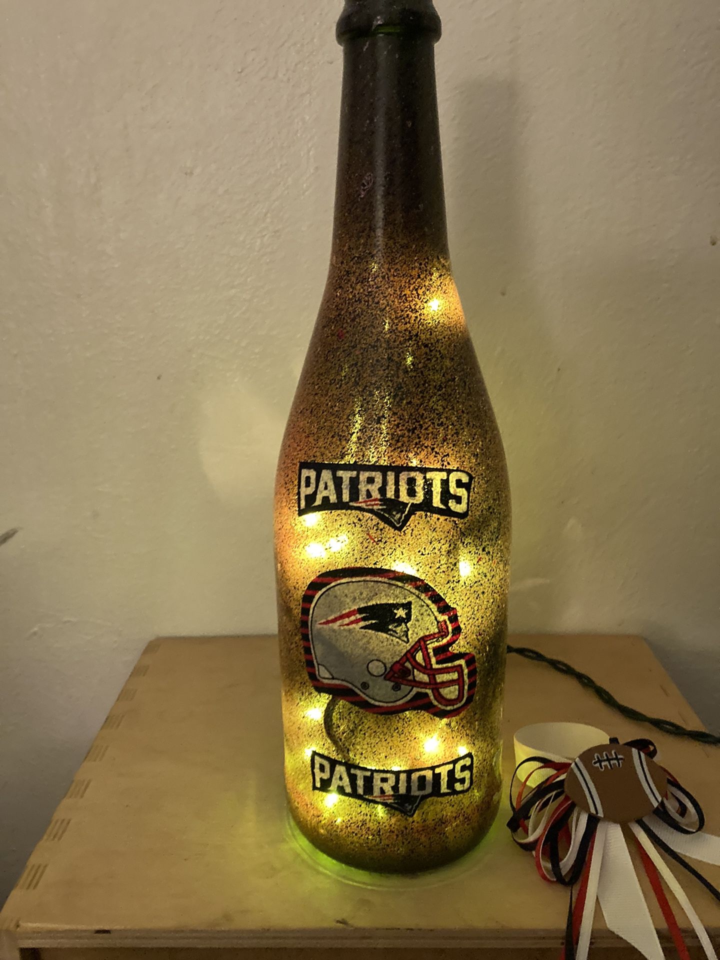 Patriots Bottle Lamp