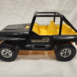 1980'S TOOTSIE TOYS JEEP WRANGLER RENEGADE TRAC MASTERS.  (5" X 9")