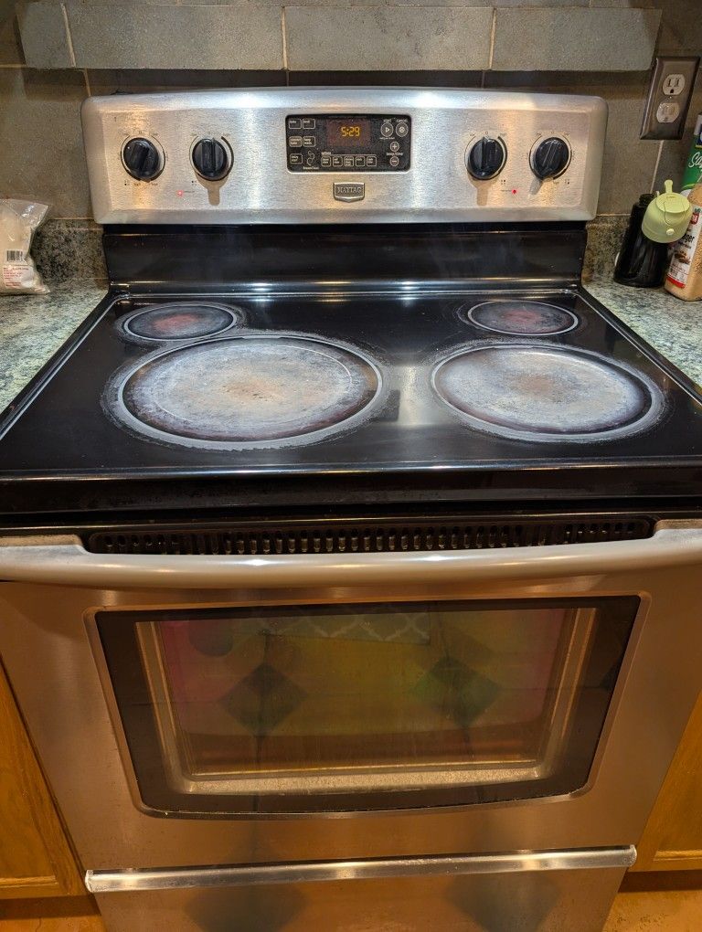 Maytag Electric range stainless steel