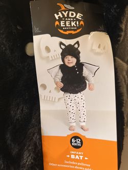 Baby Bat Costume Halloween 6-12 Months