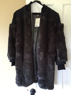 Antipodium faux fur bomber jacket