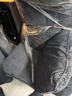 Dark grey couch