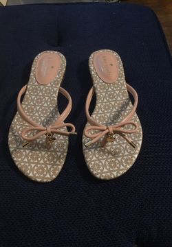 Pink and tan Kate spade sandals (new) size 7