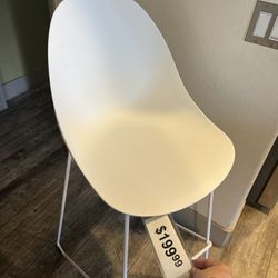 6 Brand New White Stools