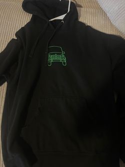 ASSC Anti Social Social Club Hoodie Black Green Car Graphic