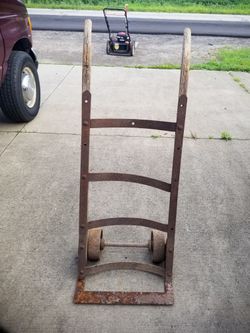 Old Steel Wheel Dolly