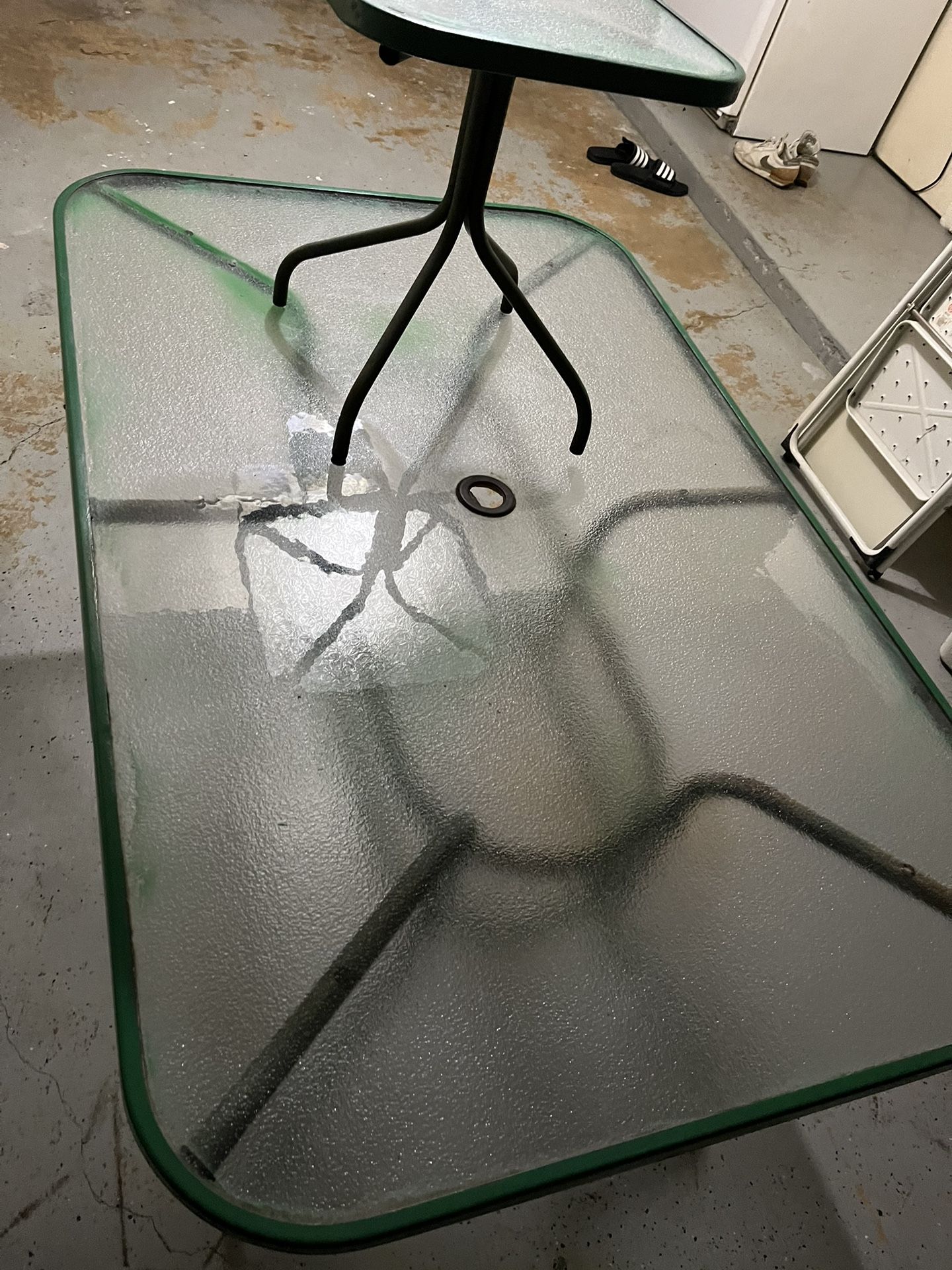 There Is Two patio tables one big and one small $45 total