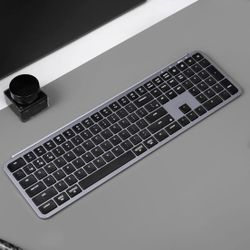 Keychron B6 Pro Ultra-Thin Wireless Keyboard, Full-Size ZMK with Numeric Keypad