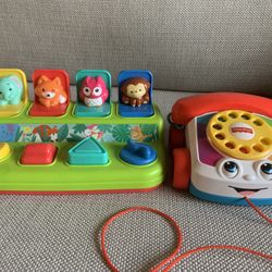 Fisher Price Phone, Play Go Hide and Pop