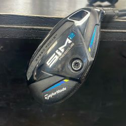 TaylorMade-SIM2-Rescue-3-Hybrid-19.5*-Degree-Right-Hand-Extra-X-Stiff-Flex-w/Headcover