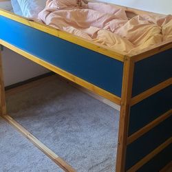 Twin Size Loft Bed With Mattress