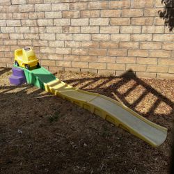 Step 2 rollercoaster, push car slide, up & down roller coaster