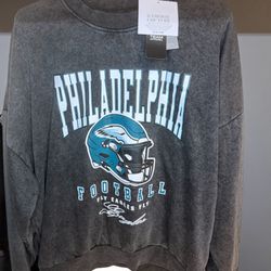 Philadelphia eagles crew neck sweatshirt